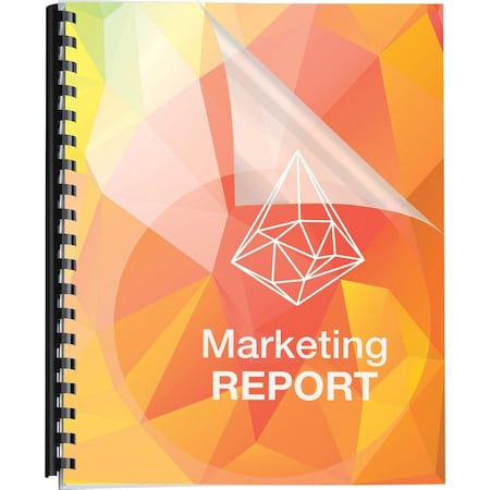 Fellowes Covers, Binding, Prepunch, Ltr, PK5 FEL5293701